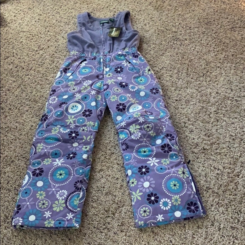 LL Bean Girls Size 14 snow pants, NWT